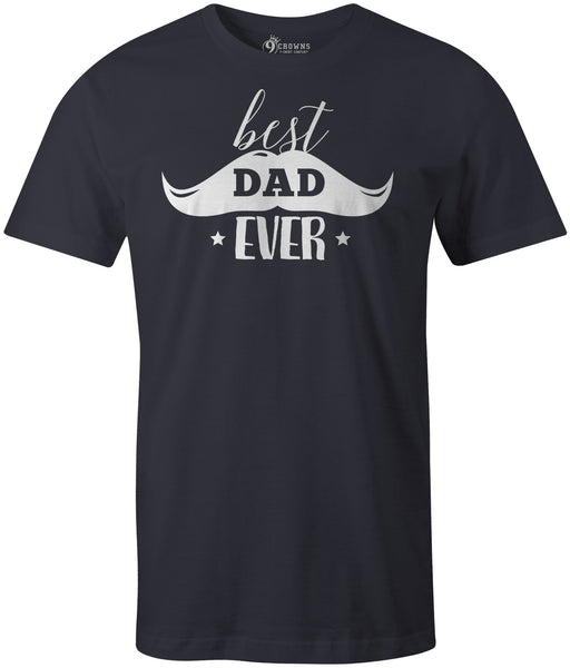 9 Crowns Tees Men's Best Dad Ever Father's Day T-Shirt