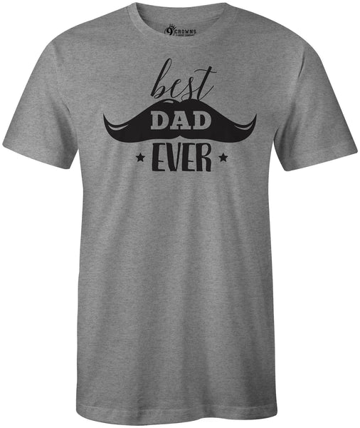 9 Crowns Tees Men's Best Dad Ever Father's Day T-Shirt
