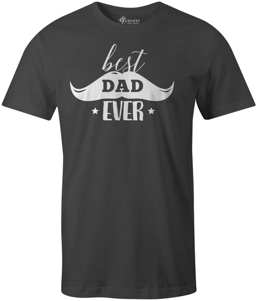 9 Crowns Tees Men's Best Dad Ever Father's Day T-Shirt