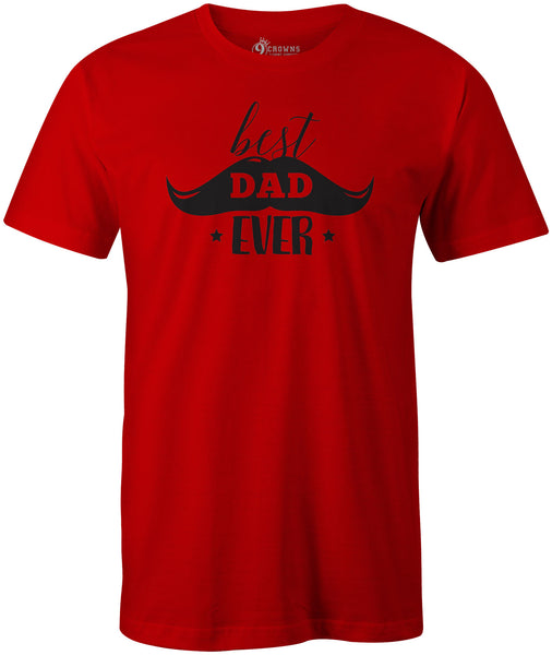 9 Crowns Tees Men's Best Dad Ever Father's Day T-Shirt