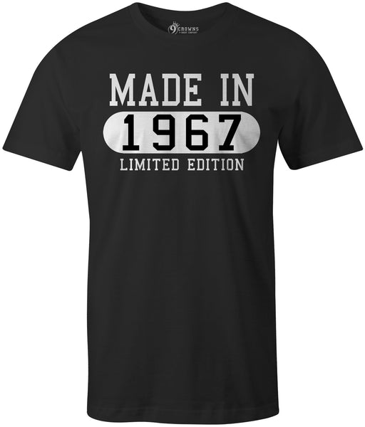 9 Crowns Tees Men's 50th Birthday Made in 1967 funny T-Shirt